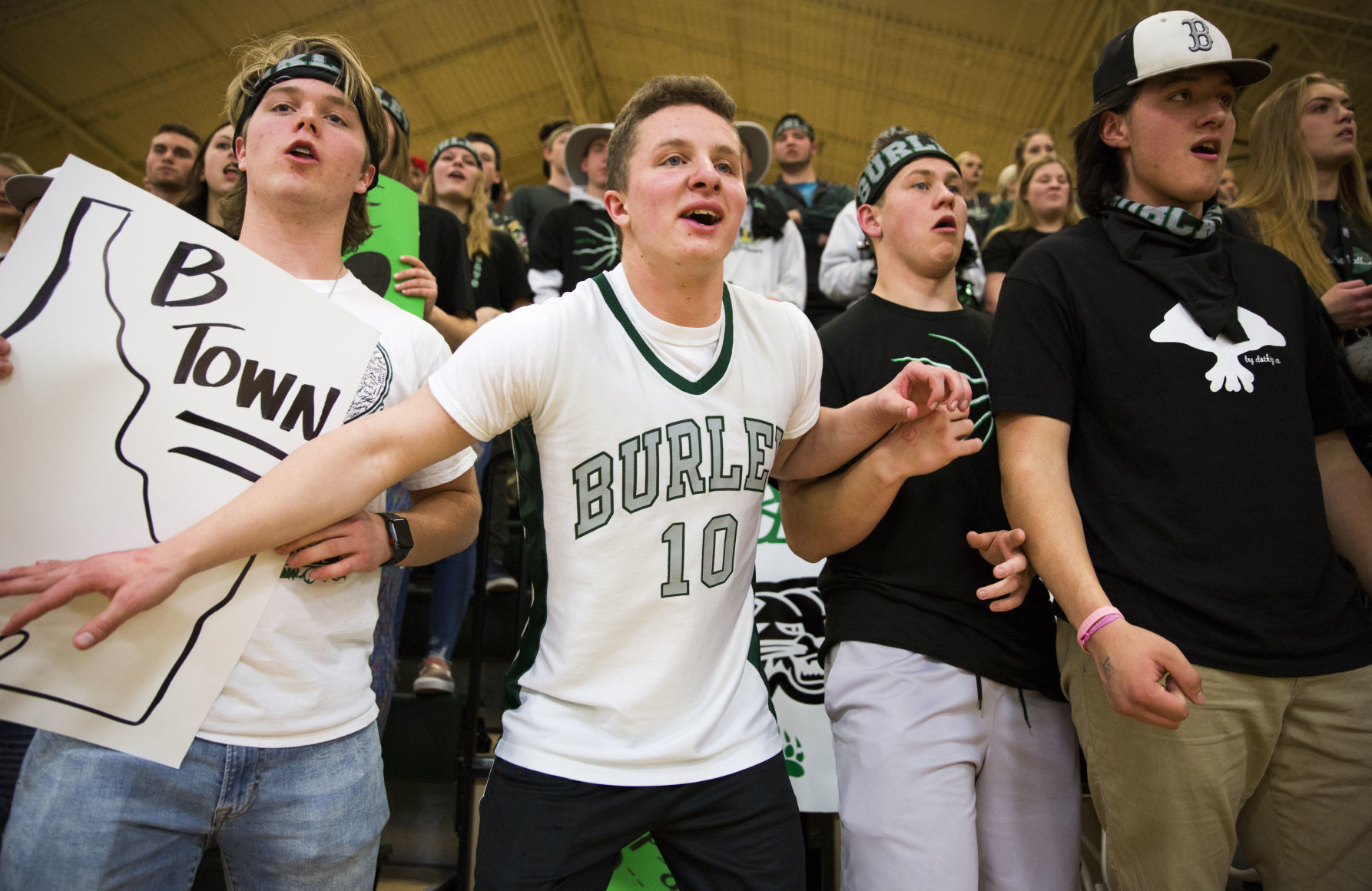 Burley vs. Vallivue state basketball